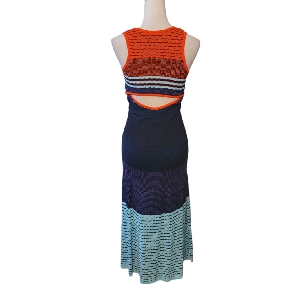 Parker‎ Sleeveless Knit Back Cutout Midi Sweater Dress Size Small - Picture 5 of 6
